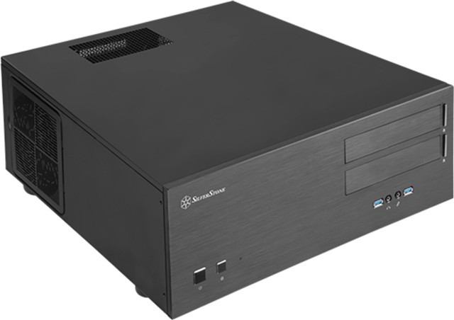 SilverStone GD08 Grandia Atx Black HTPC Case