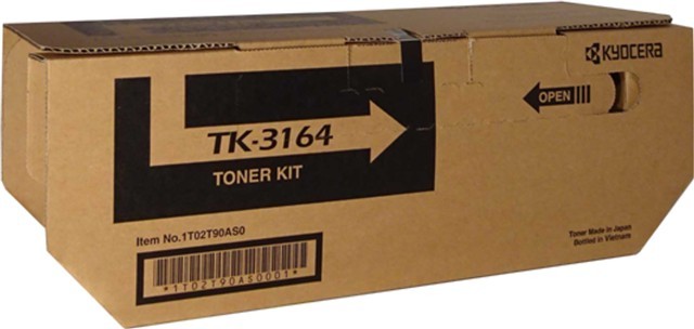 Kyocera TK-3164 Original Standard Yield Laser Toner Cartridge - Black - 1 Pack