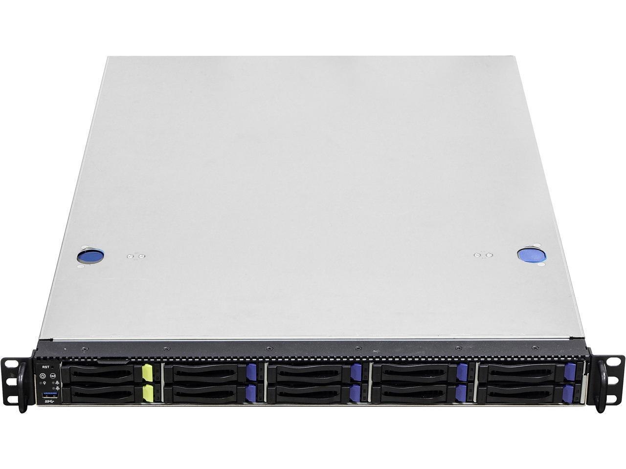 ASRock 1U8s2e-Rome2t 1U Rackmount Storage Server Barebone 2 Bays Nvme And 8 Bays Sata A