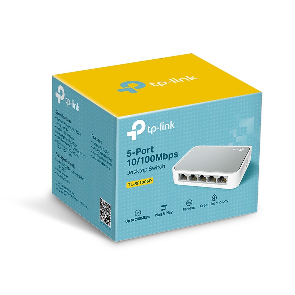 TP-Link TL-SF1005D: 5-Port Unmanaged 10/100M Ethernet Switch