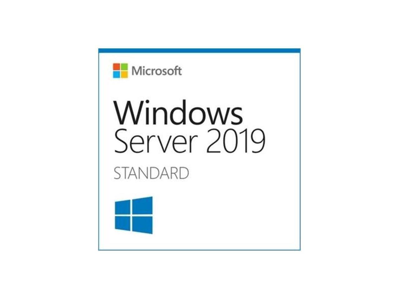 Microsoft Windows Server 2019 Standard 64-bit - License - 5 Client, 16 Core