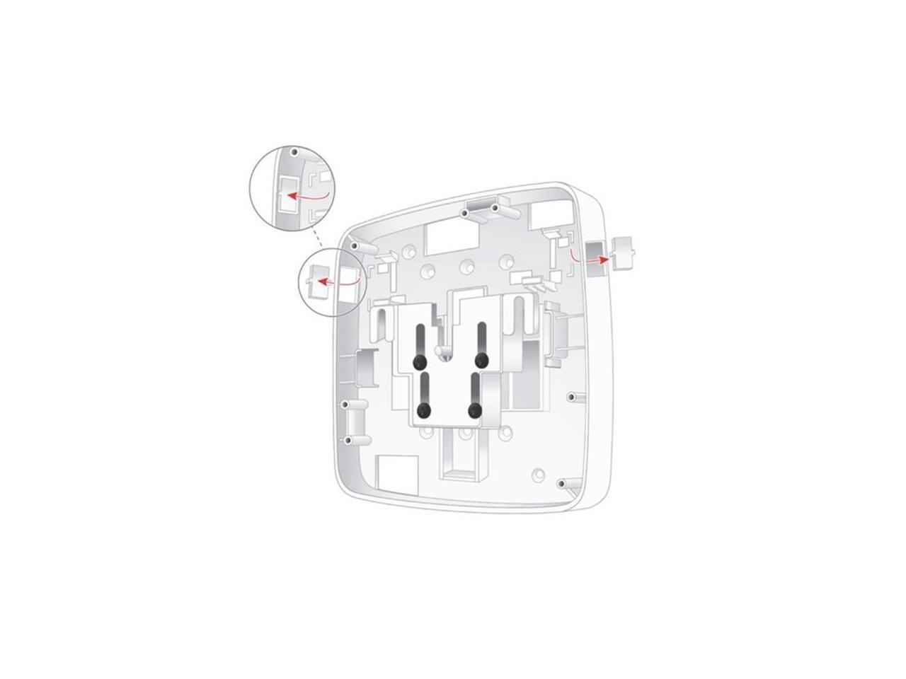 HPE AP-220-MNT-W3 Wall Mount for Wireless Access Point - White