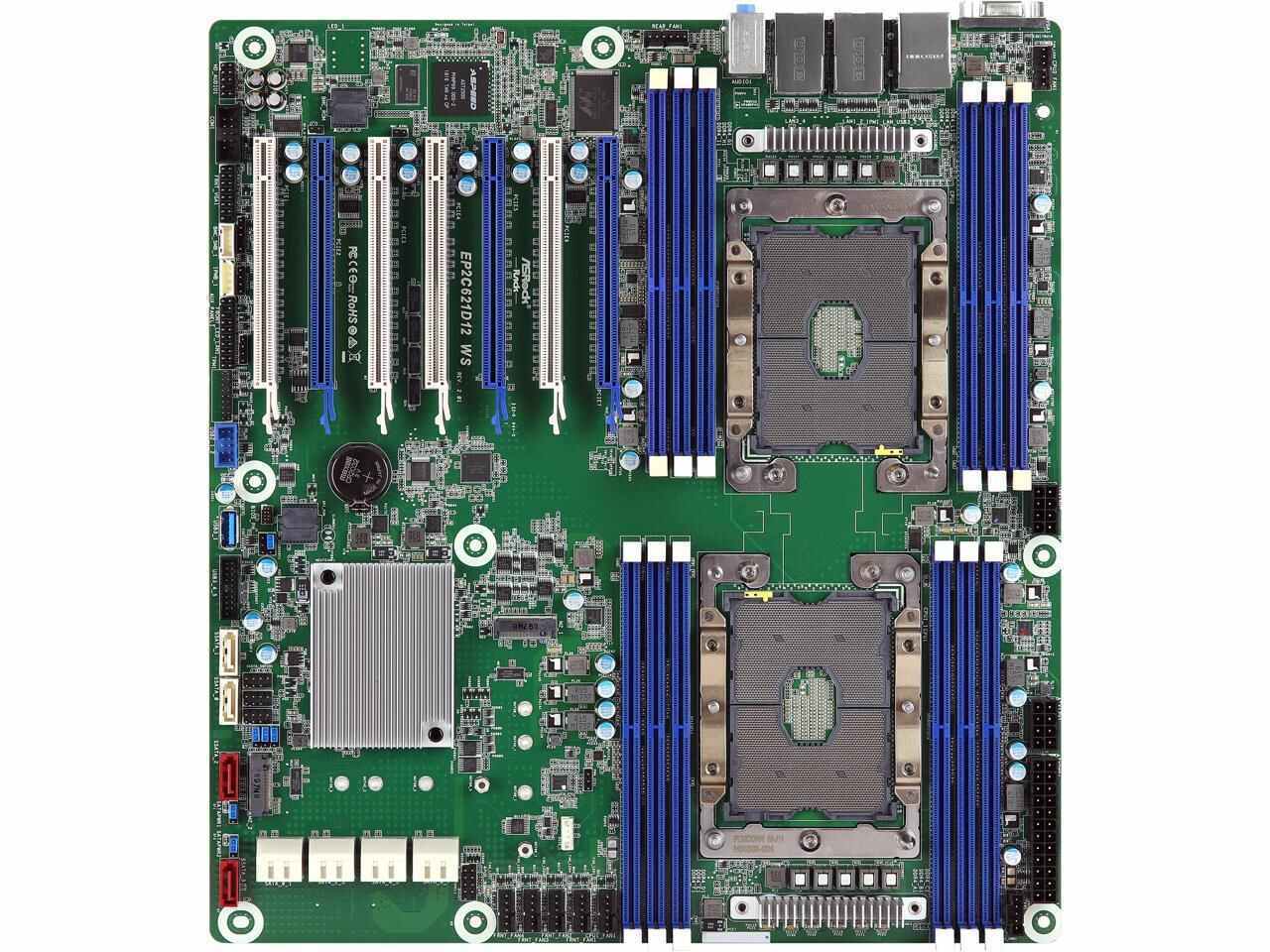 ASRock Rack Ep2c621d12 WS Eeb Server Motherboard Lga 3647 Intel C621