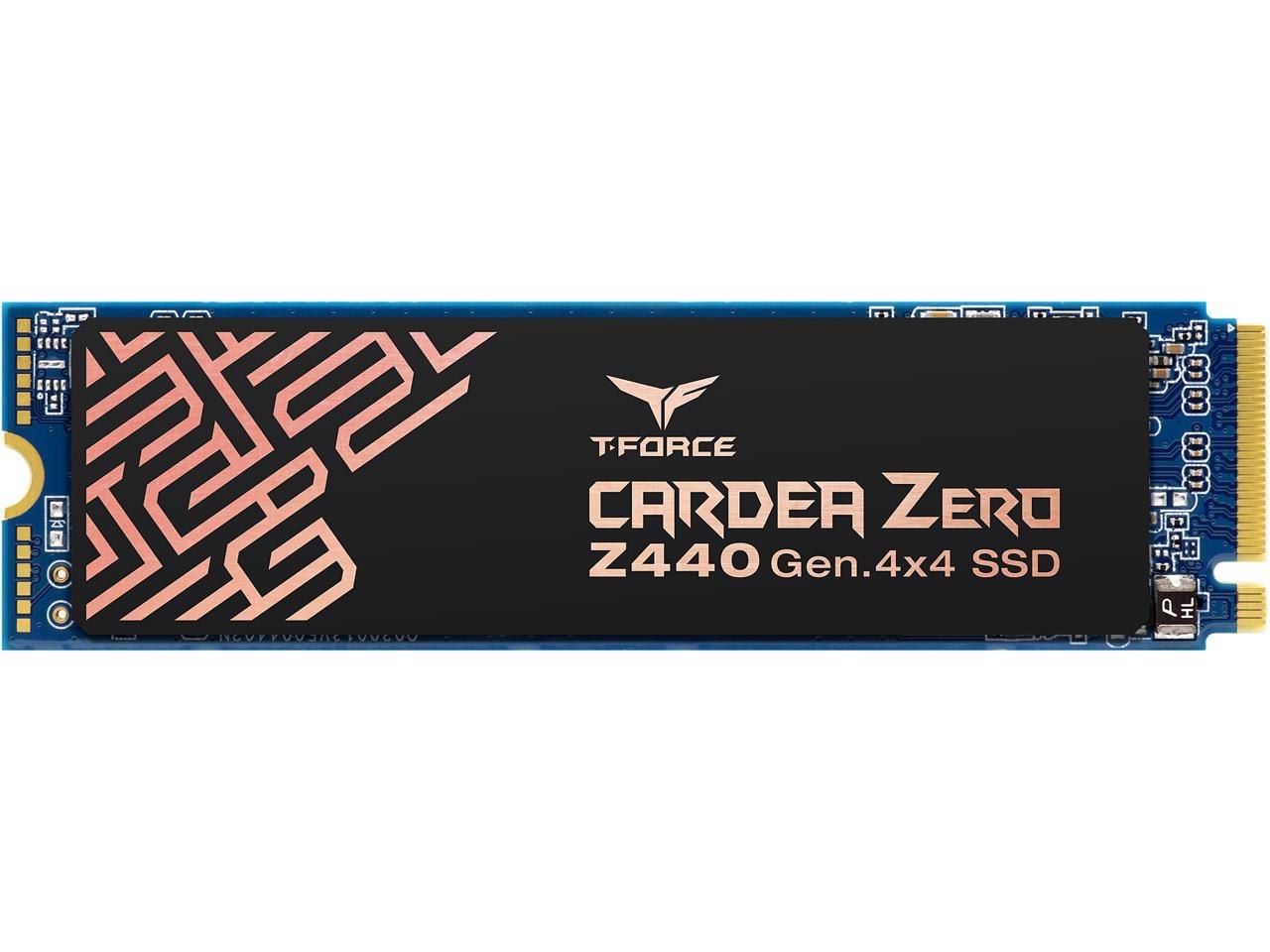 Team Group T-Force Cardea Zero Z440 M.2 2280 1TB PCIe Gen 4.0 X4 With NVMe 1.3 3D Nand Internal Solid State Drive (SSD) TM8FP7001T0C311