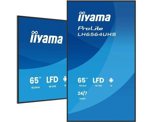 Iiyama 65" LFD, 3840X2160, Portrait,
