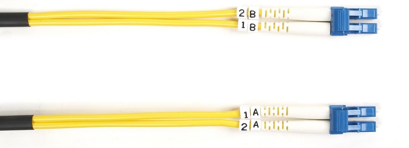 Black Box Os1 LC-LC Duplex Yellow 15M