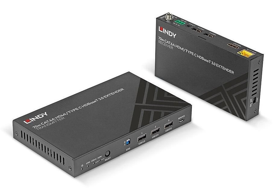 Lindy 70M Cat.6A Hdmi 4K60 & Type C