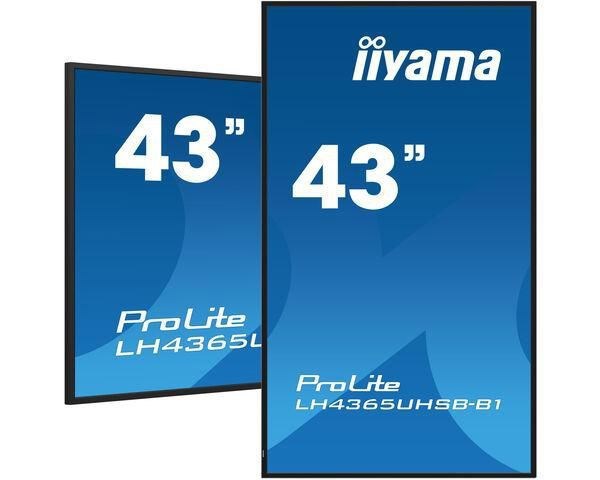 Iiyama 43" 3840X2160, Uhd Ips Panel