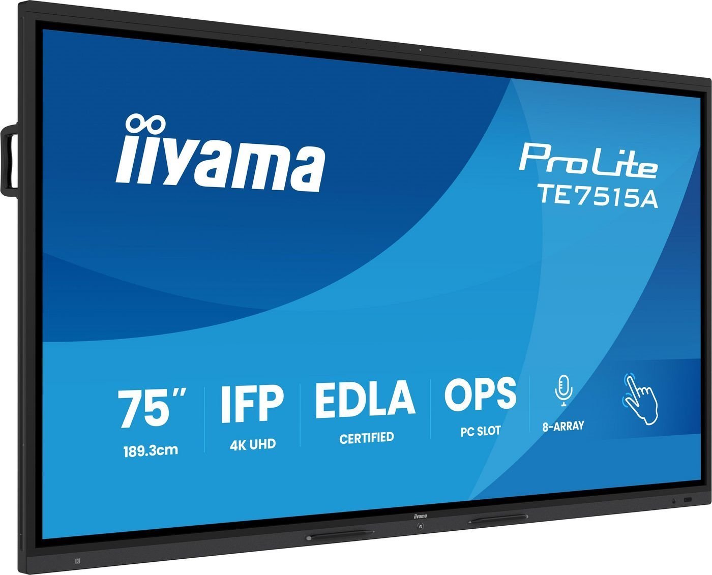 Iiyama 75" Stylish Ifp, iiWare21E