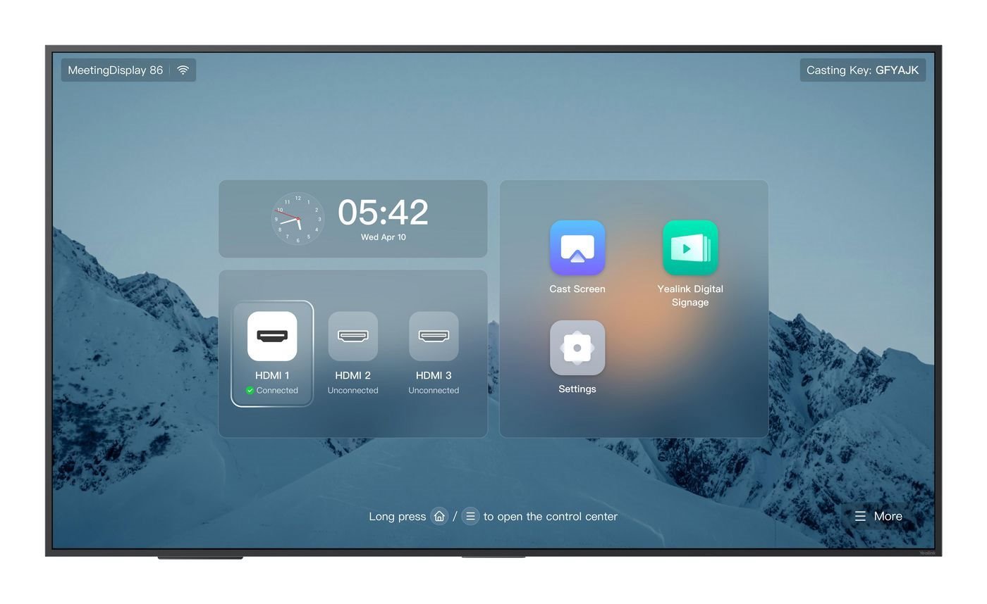 Yealink MeetingDisplay 86", 165.1 CM