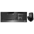 Rapoo 9900M Multi-Mode Wireless Ultra-Slim Keyboard & Mouse - Bluetooth 4.0, 2.4G Multi-Mode Switch, Ultra-Slim Keys, Adjustable Dpi
