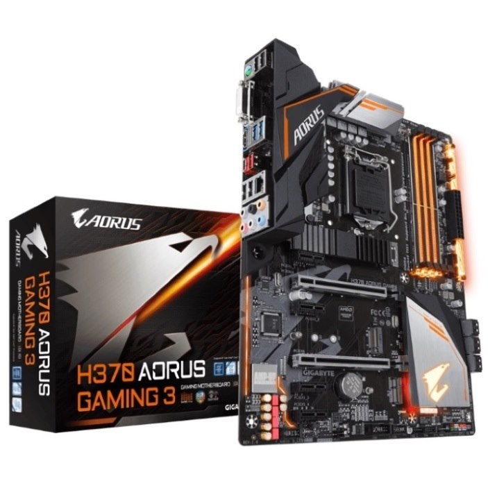 Gigabyte H370 Aorus Gaming 3 MB, 1151, 4xDDR4, 6xSATA, 2xM.2, Usb3.1, Atx, 3YR