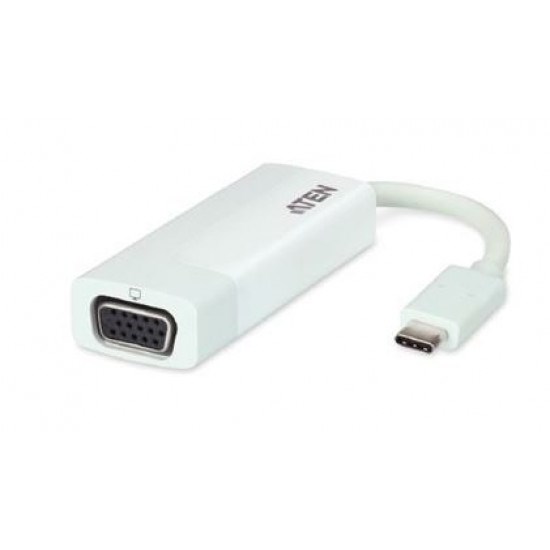 Aten (Uc3002-At) Usb-C Vga 2K Adapter (Usb 3.1, Thunderbolt. Usbc)