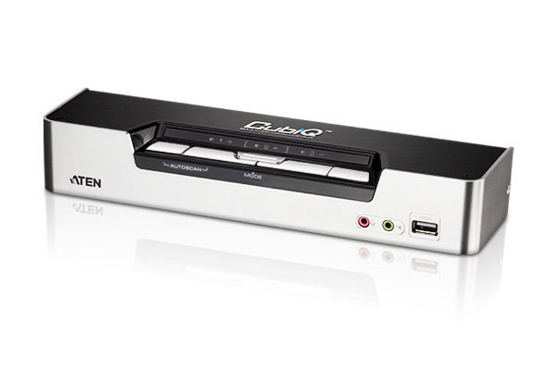 Aten 4 Port Usb Hdmi KVMP Switch With Dolby Audio And Usb 2.0 Hub - Cables Included
