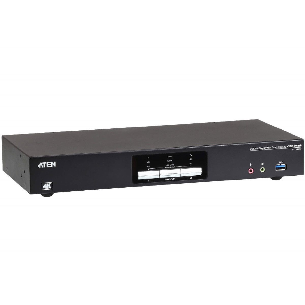 Aten 2 Port Usb 3.0 4K DisplayPort Dual Display KVMP Switch