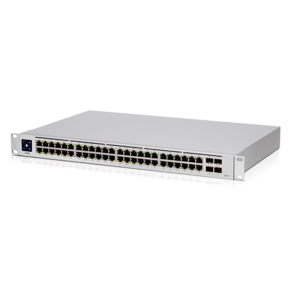 Ubiquiti ***New Ubiquiti UniFi 48 Port Managed Gigabit Layer2 & Layer3 Switch - 48X Gigabit Ethernet Ports W/ 32X 802.3At Poe+, 4X SFP Port Touch Display Gen2