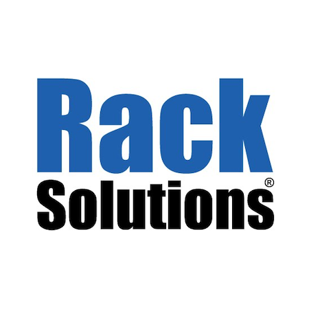 Rack Solutions 45U 2Post Rack with 12-24 Holes (Black)