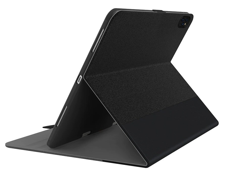 Cygnett Tekview Slimline iPad Pro 12.9' (2021/2020/2018) Case With Apple Pencil Holder - Grey/Black (Cy3051tekvi), 360° Protection