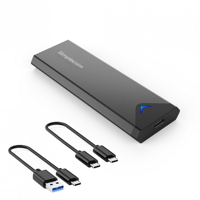 Simplecom Se509 NVMe (M Key) M.2 SSD To Usb 3.2 Gen 2 Usb-C 10Gbps Enclosure