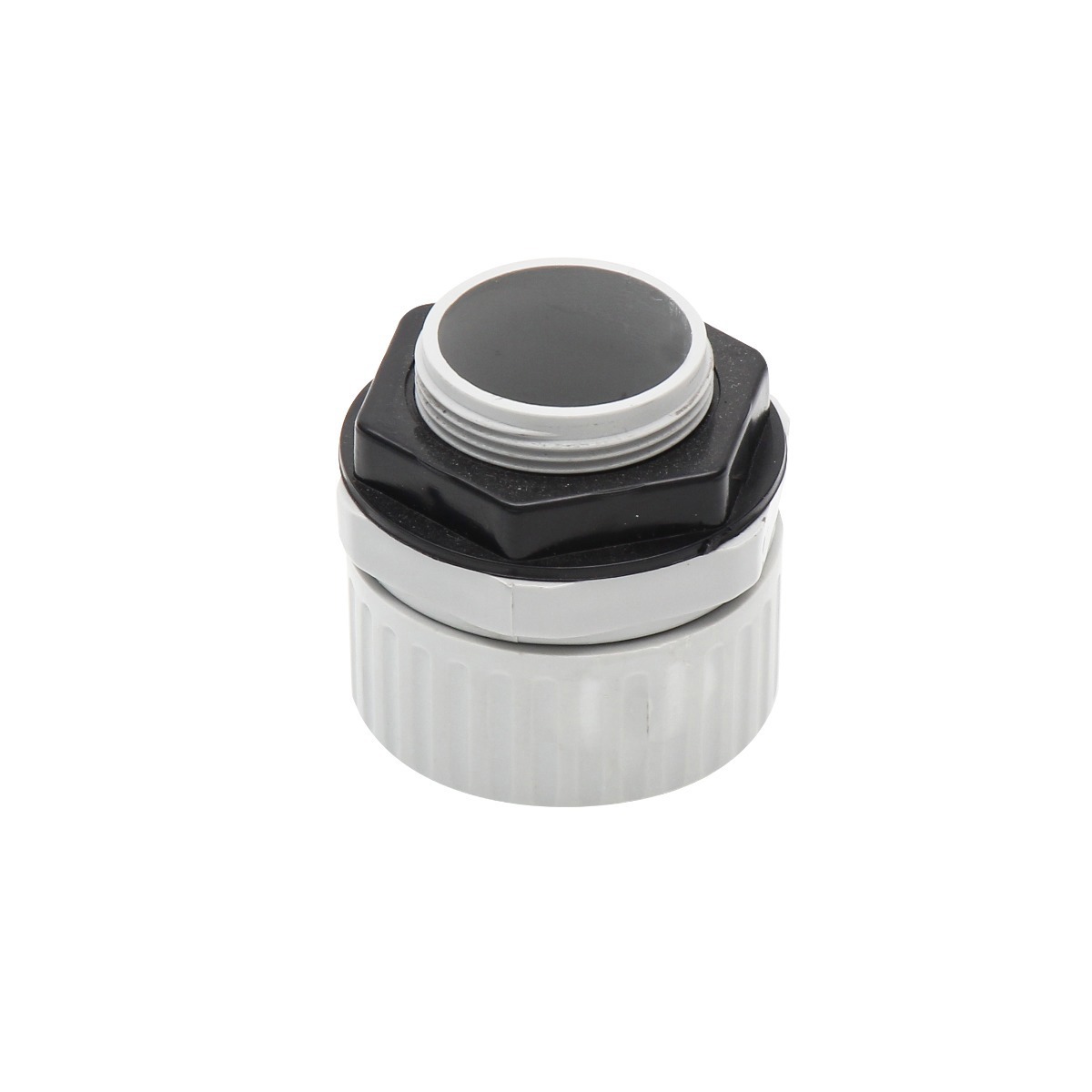 4Cabling 4C | Corrugated Conduit Gland Grey 25MM - 50 Pack