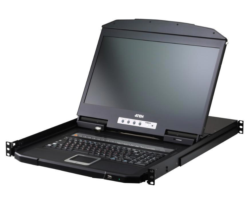 Aten 16-Port Usb Hdmi Single Rail LCD KVM Switch