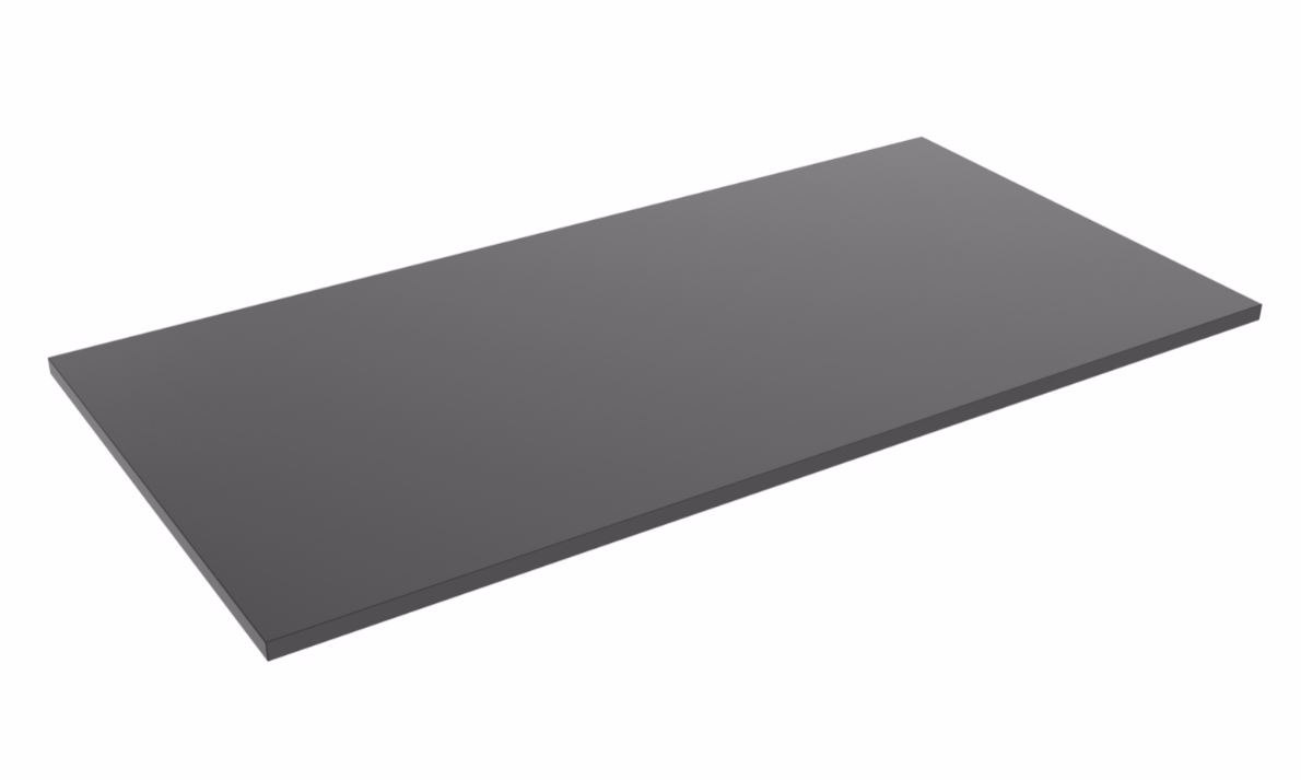 Brateck Particle Board Desk Board 1500X750MM Compatible With Sit-Stand Desk Frame - Black-- (Request M09-23D-B For The Frame)