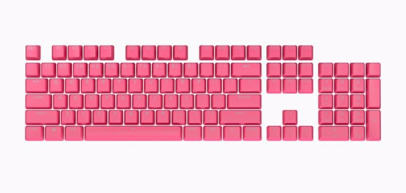 Corsair PBT Double-Shot Pro Keycaps -Rogue Pink Keyboard