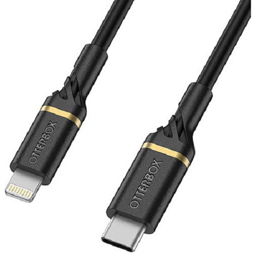 OtterBox Lightning To Usb-C 1 Meter Fast Charge MFi / Usb PD Cable - Black Shimmer