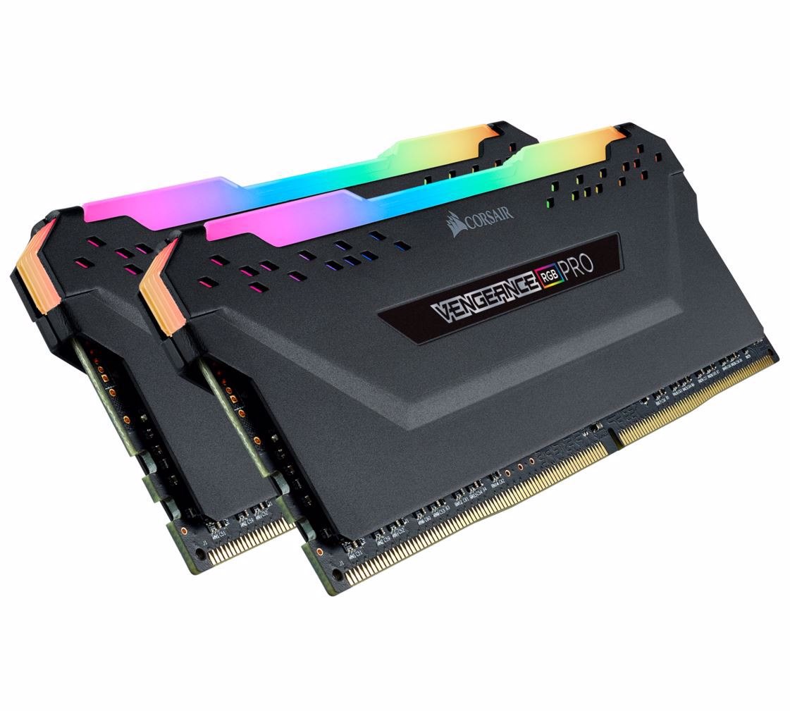 Corsair Vengeance RGB Pro 32GB (2x16GB) DDR4 3600MHz C18 Desktop Gaming Memory