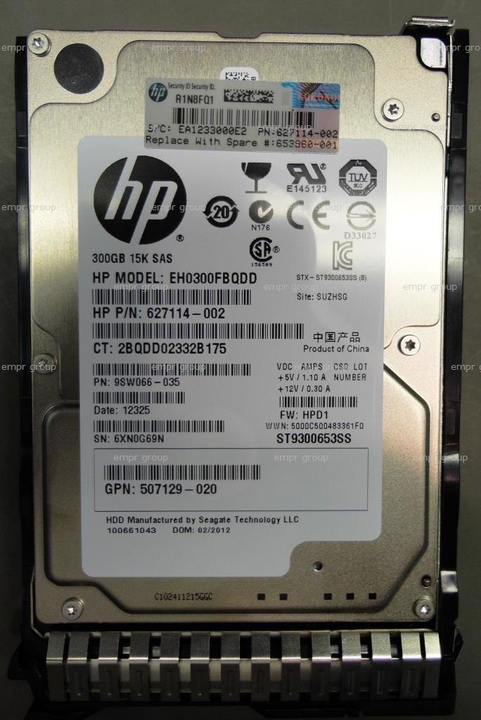 HPE 300 GB Hard Drive - 2.5" Internal - SAS (6Gb/s SAS)