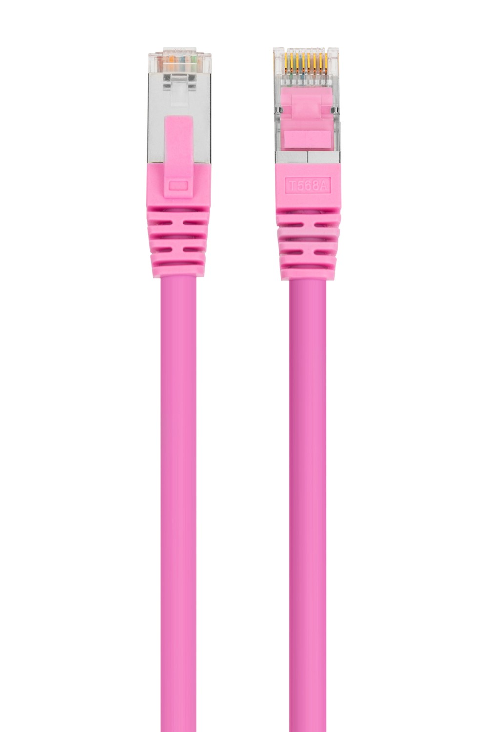 Comsol 50CM 40GbE Cat 8 S/FTP Shielded Patch Cable LSZH - Pink
