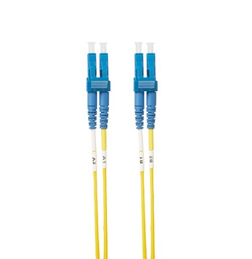 4Cabling 1M LC-LC Os1 / Os2 Singlemode Fibre Optic Cable | Yellow