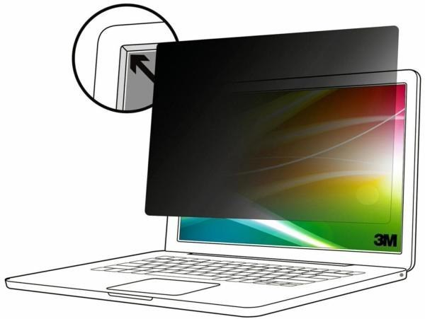 3M Bright Screen Privacy Filter For 16.2" Apple MacBook Pro M1-M2 With 3M Comply Adhesive Strips, 16:10