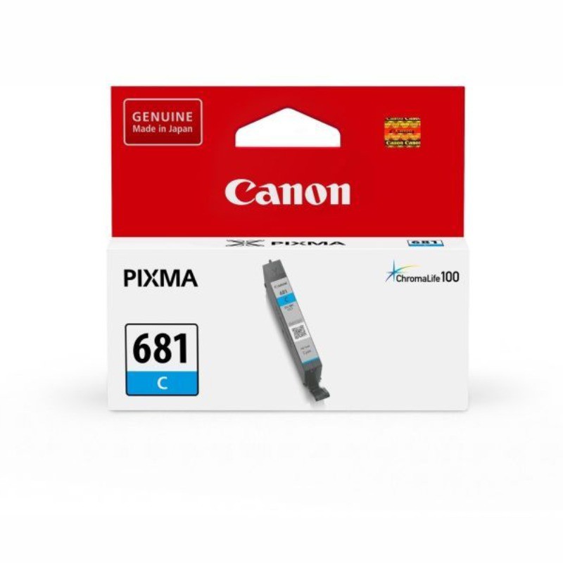 Canon CLI-681C Original Standard Yield Inkjet Ink Cartridge - Cyan - 1 Pack