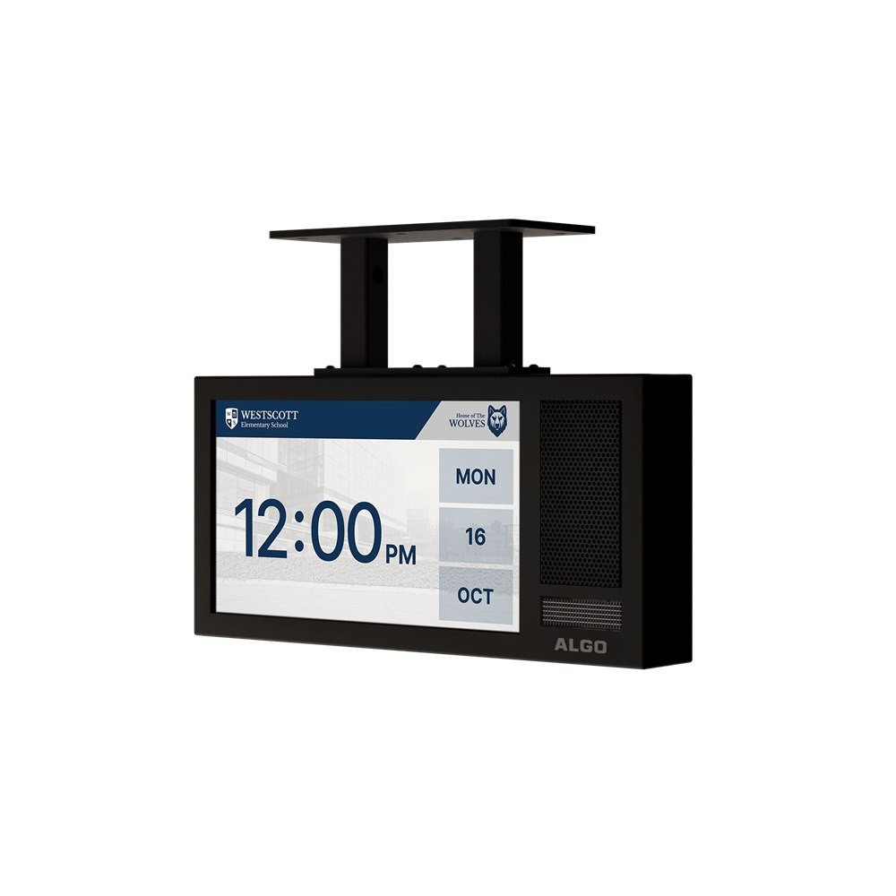 Algo | 8420 | Ip Dual-Sided 15.6" LCD Screen Display With Speaker Ip Dual-Sided Visual Display Speaker For Visual And Audible Alerting And Notification. Algo’S 8420 Ip Dual-Sided Visual Display