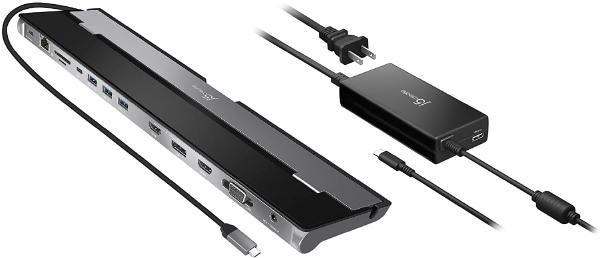 J5create USB-C Docking Station With 100W PD Adaptor 