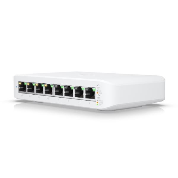 Ubiquiti Usw-Lite-8-Poe Unifi Lite 8-Port PoE Switch, Layer 2 With 4 PoE+ And 4 Non-PoE Ports, 52W PoE Budget