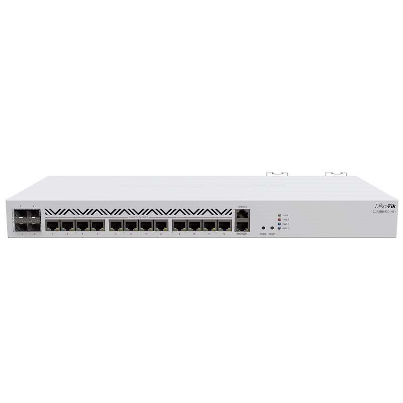 MikroTik CCR2116-12G-4S+ Router With 13 X 1Gb Ethernet And 4 X SFP+ Ports