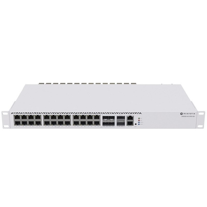 MikroTik CloudRouterSwitch 326-4C+20G+2Q+RM With 20 X 2.5Gbps Ethernet, 4 X Combo And 2 X 40G QSFP+