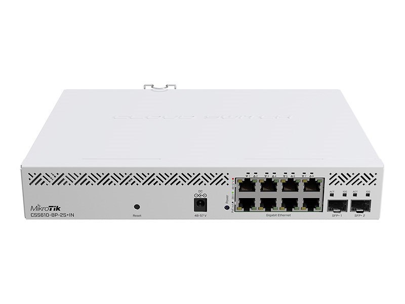 MikroTik Cloud Smart Switch 610-8P-2S+In 8 Port Gigabit PoE Switch With 10G SFP+
