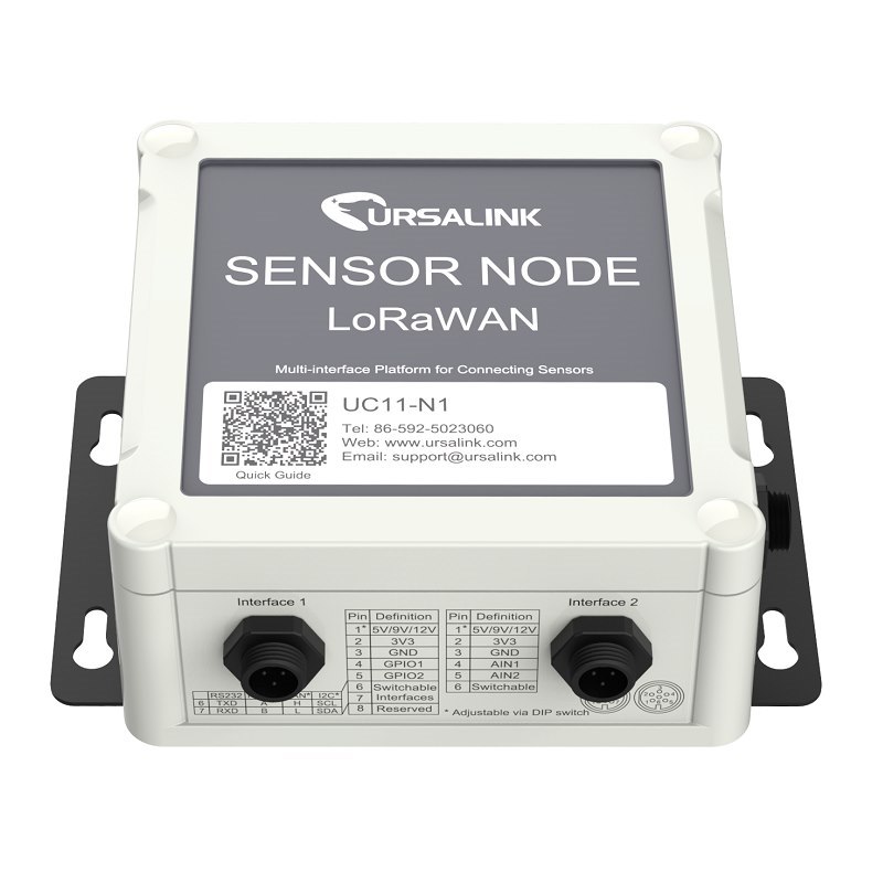 Milesight Ursalink LoRaWAN Eu868 IoT Client With Gpio, RS232/RS485 Switchable, 3.3V Output And 5/9/12 V Output