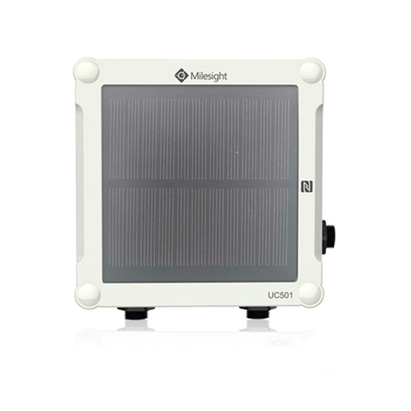 Milesight Uc511 Au915/As923 Solar Powered LoRaWan IoT Controller With Latching Solenoids And Pulse Meter Support