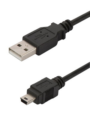 Digitus Ak-300108-018-S Usb 2.0 Type A (M) To Mini Usb Type B (M) 1.8M Cable.