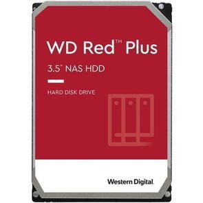 WD Red Plus 6TB 3.5" Internal HDD Sata3 - 256MB Cache - 5400 RPM - CMR - Designed And Tested For Raid Environments - 1-8 Bay Nas - 3 Years Warranty