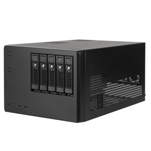 SilverStone CS351 Matx Black Storage Desktop With 5 Hotswap Bays