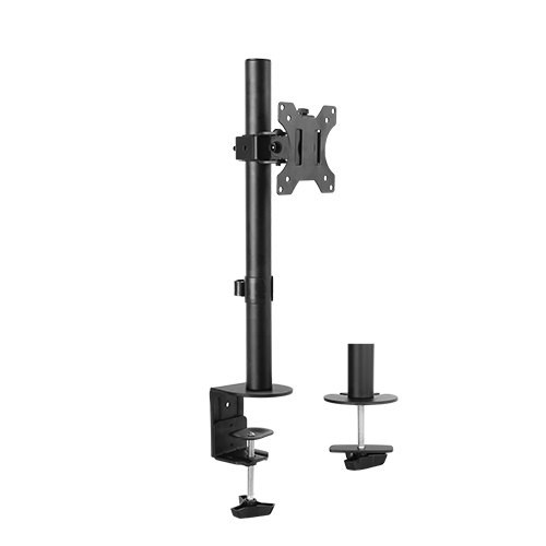 Brateck Single Screen Economical Articulating Steel Monitor Arm For Most 13'-32' LCD Monitors, Up To 8kg/Screen