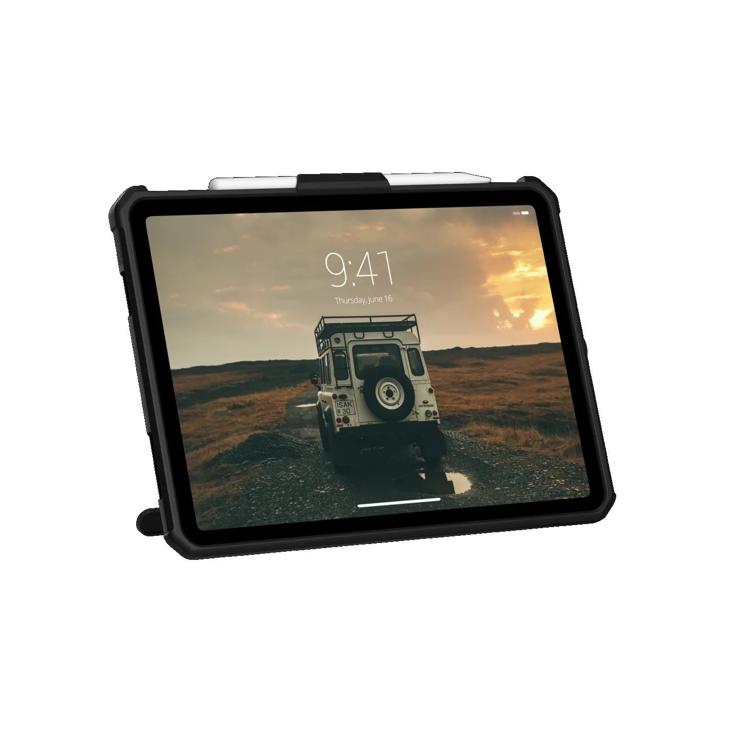 Uag Scout Apple iPad (10.9') (10TH Gen) With KickStand And Hand Strap Case- Black (12339HB14040)