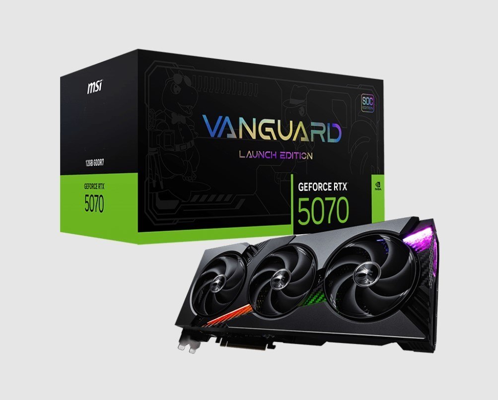 MSI NVIDIA GeForce RTX 5070 Graphic Card - 12 GB GDDR7