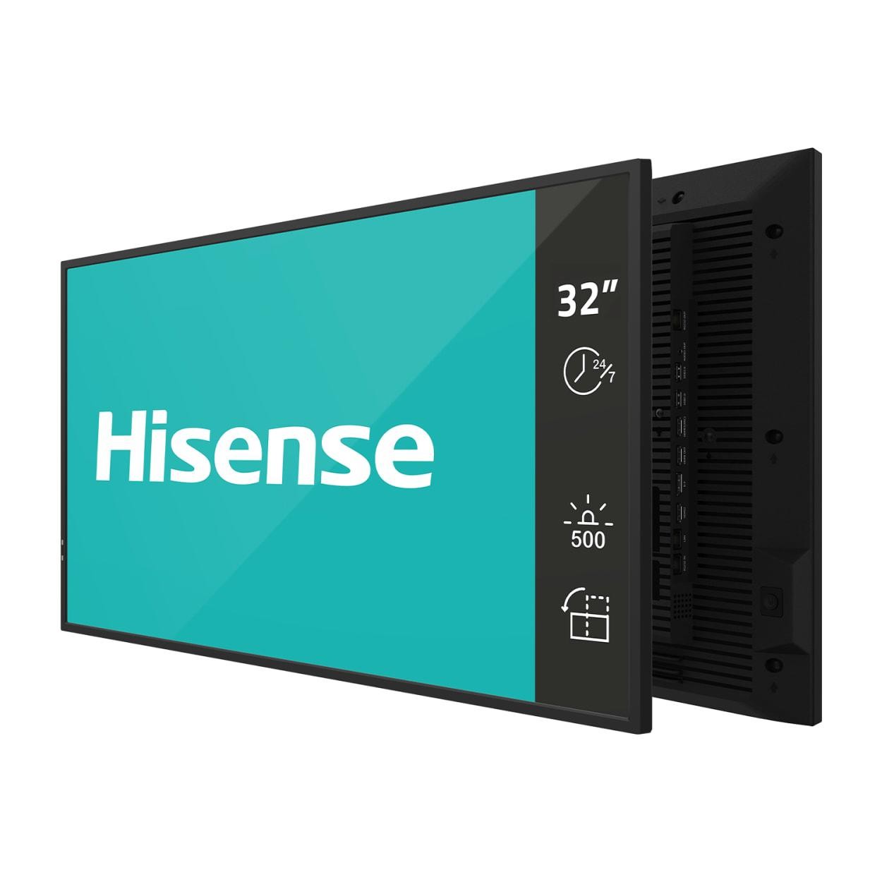 Hisense 32Dm66ge 32 Uhd Digital Signage 500Nit 24 X 7 Android 14 Panel