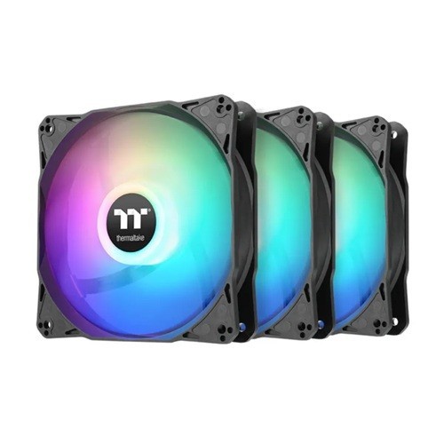 ThermalTake THM Fan 120Mm-Argb-Le120-3Pk-Black